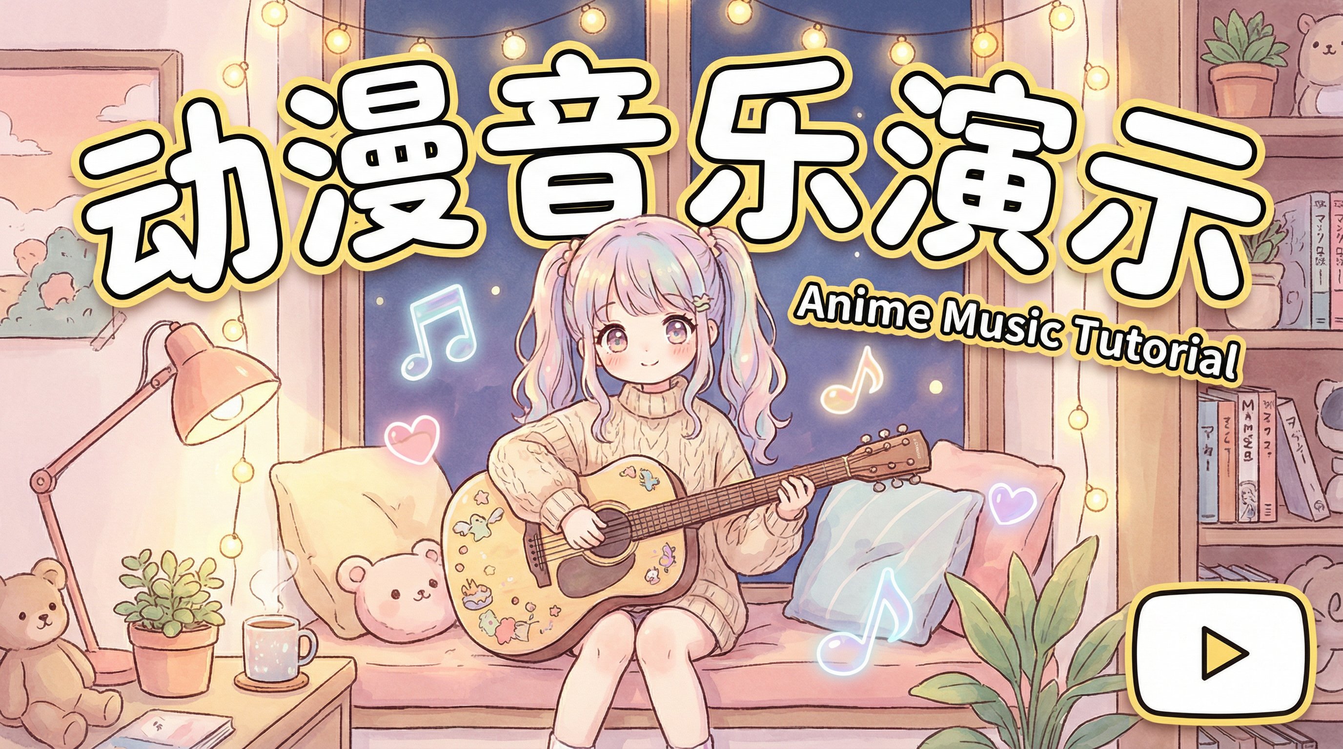 色虎动漫音乐教程-吉他动漫演示